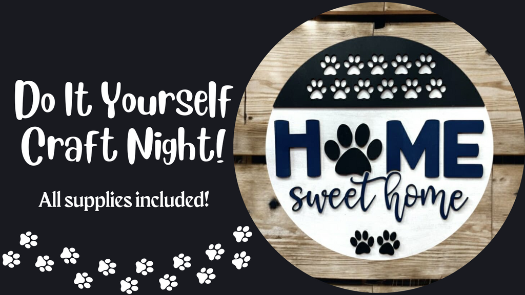 Home Sweet Home Paw Prints